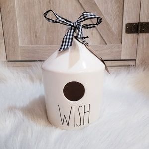 NWT Rae Dunn WISH Birdhouse